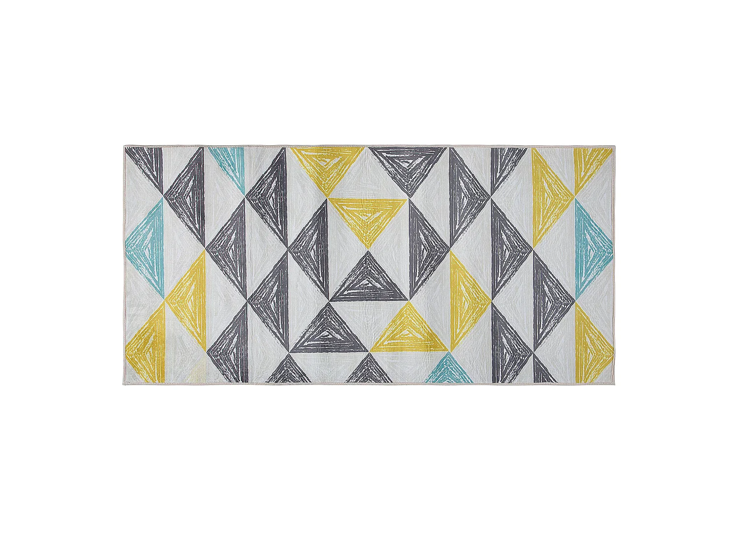 Tapis KALEN Gris 80 x 150 cm