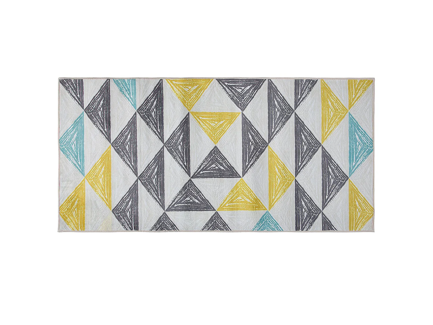 Tapis KALEN Gris 80 x 150 cm