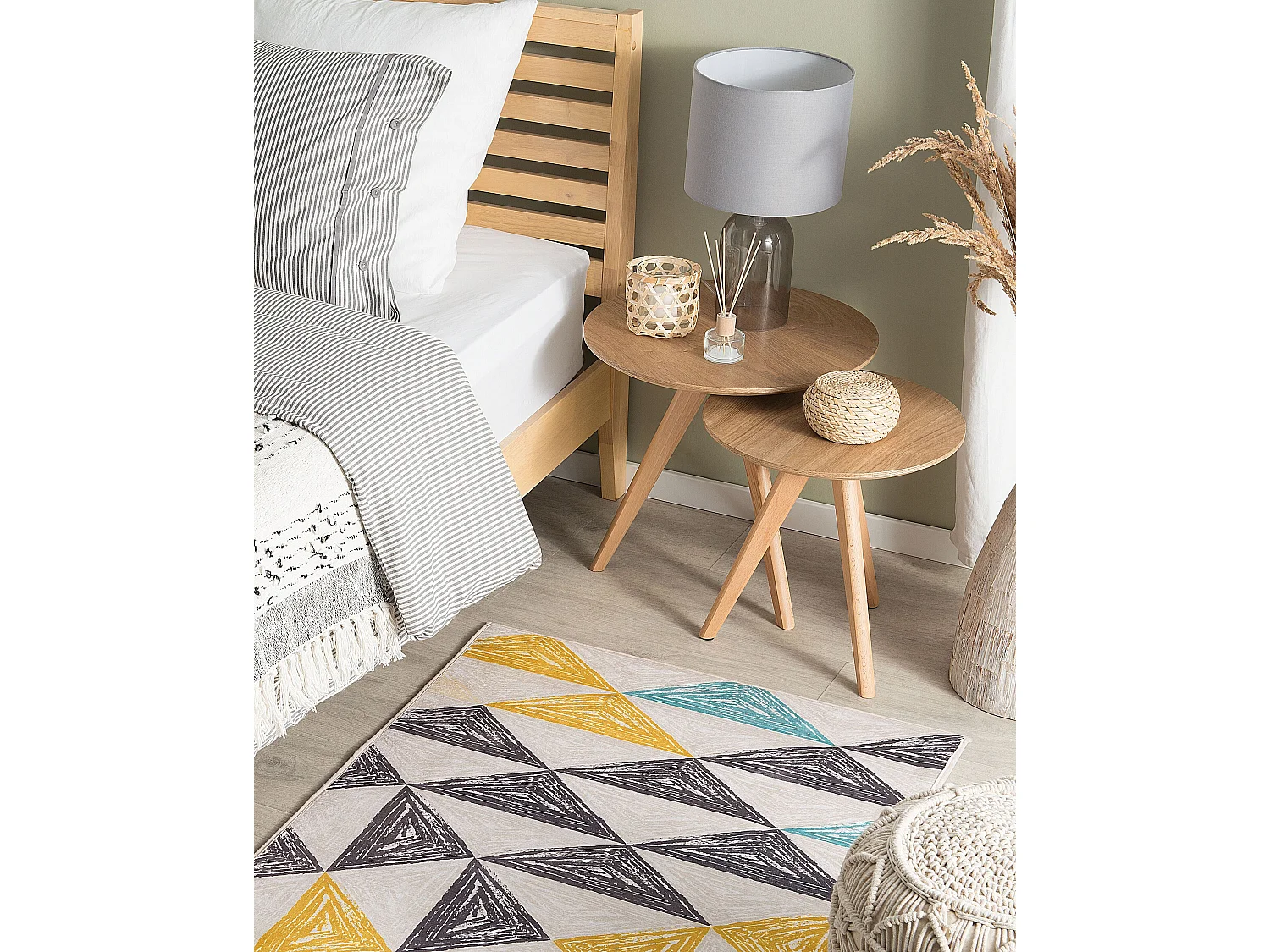 Tapis KALEN Gris 80 x 150 cm