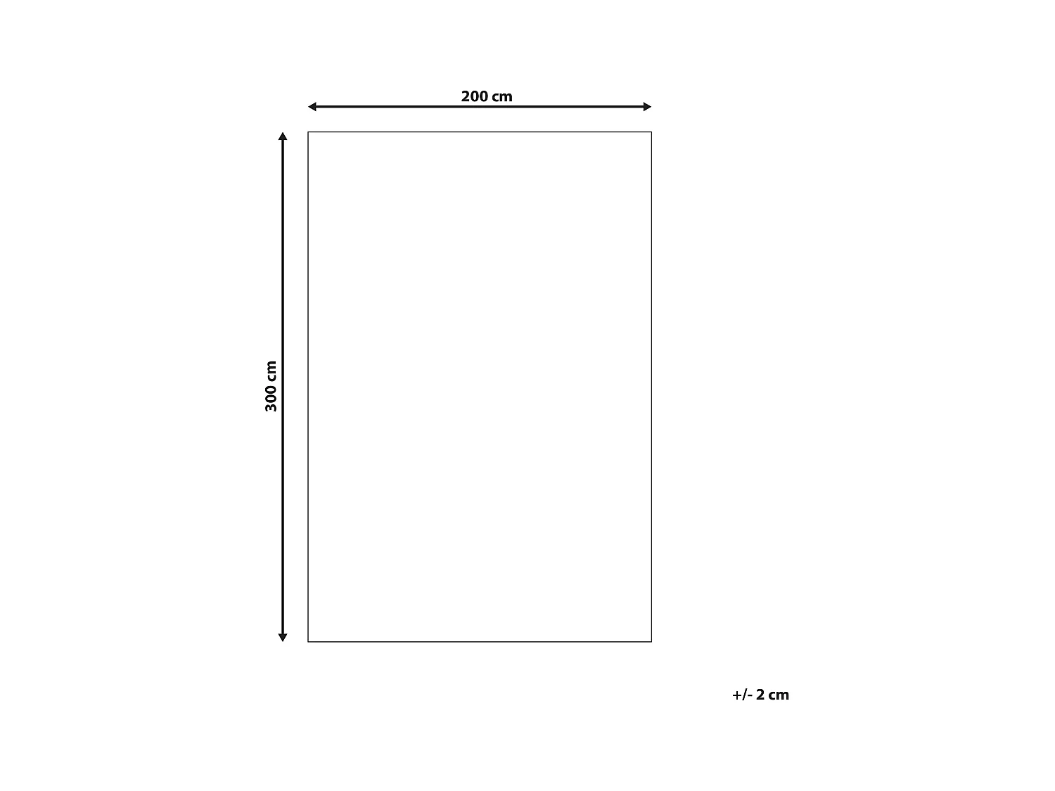 Vloerkleed polyester lichtgrijs 200 x 300 cm CIDE