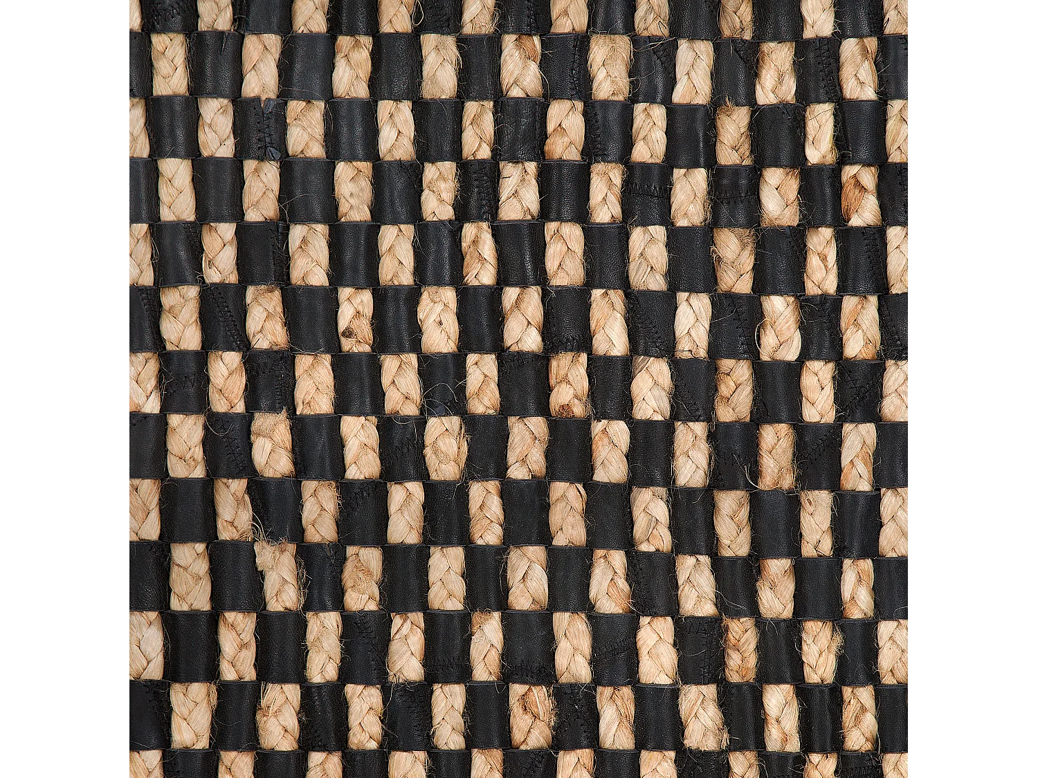 Tapete GERCE 140 x 200 cm Pele Preto