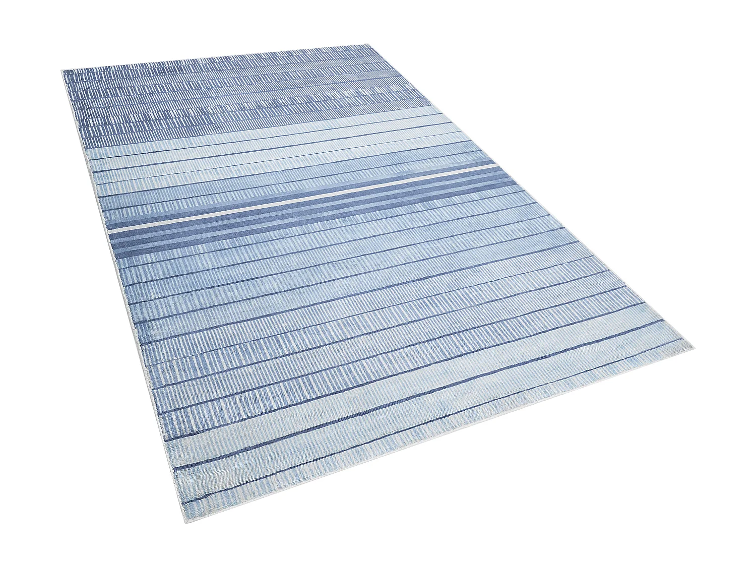 Trendy Teppich Hellblau Viskose Rechteckig 160 x 230 cm Mediterran Stil Yardere