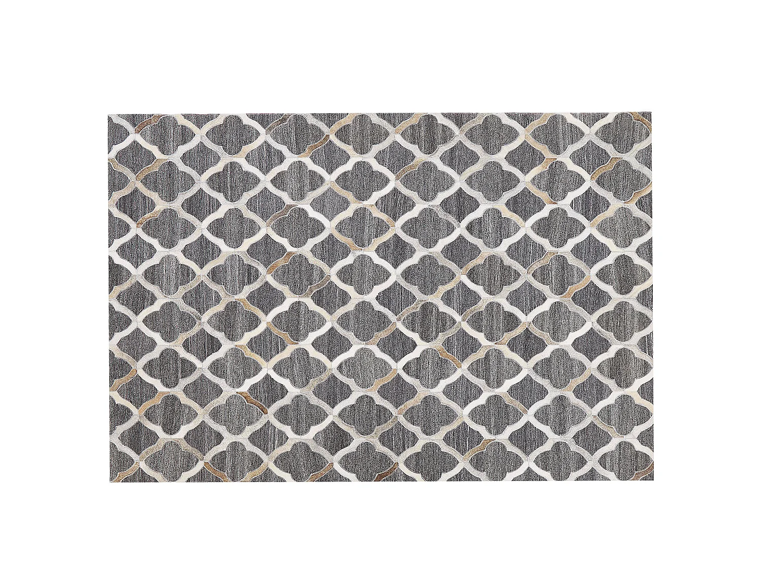 Tapis ROLUNAY Gris foncé 160 x 230 cm Cuir