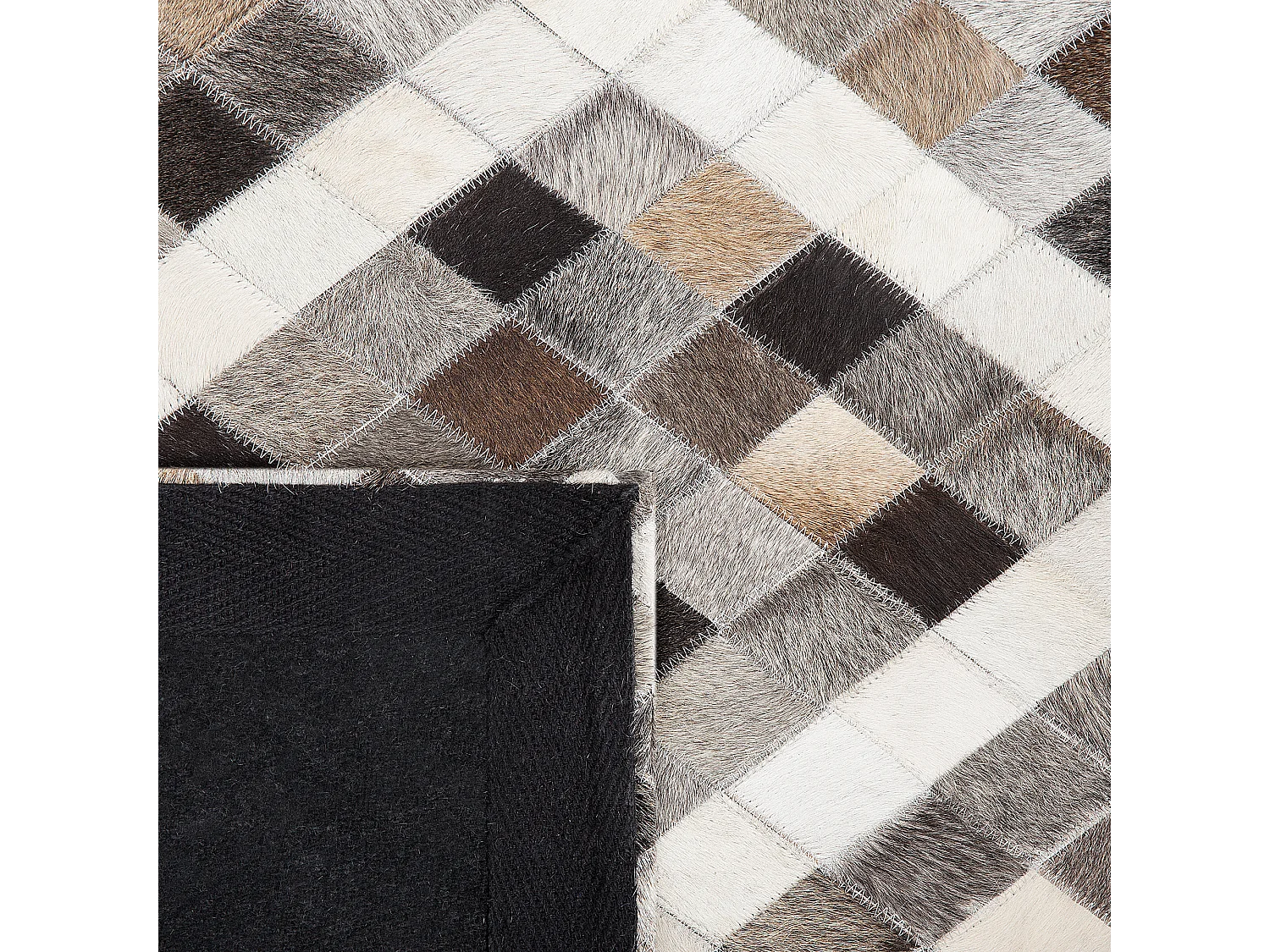 Tapis AKDERE Marron 160 x 230 cm Cuir