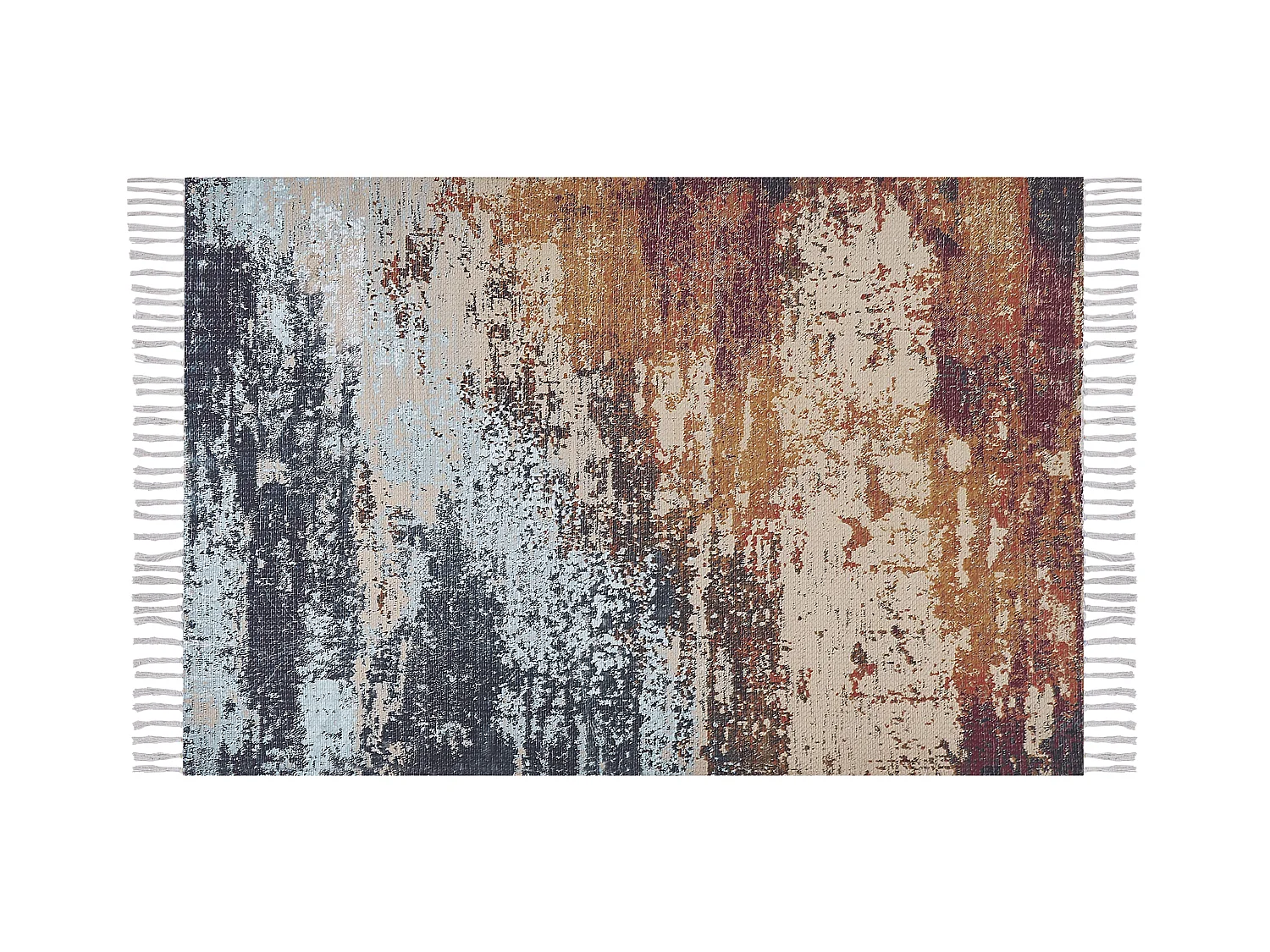 Tappeto a pelo corto multicolore 140 x 200 cm GERMENCIK