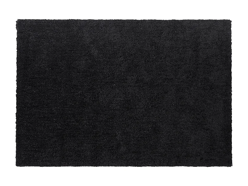 Vloerkleed polyester zwart 140 x 200 cm DEMRE