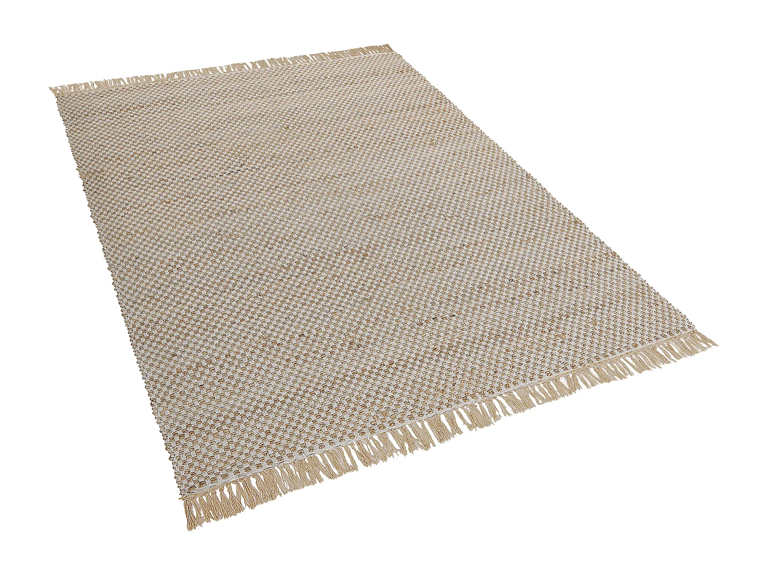 Tappeto in iuta 140 x 200 cm beige ZERDALI