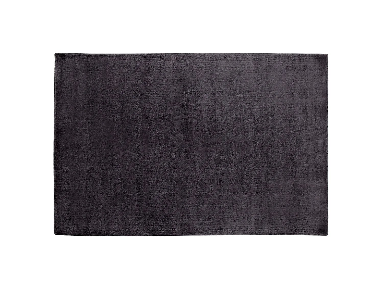 Vloerkleed viscose donkergrijs 140 x 200 cm GESI II