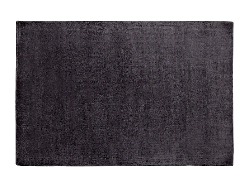 Tapis GESI II Gris foncé 140 x 200 cm Soie artificielle