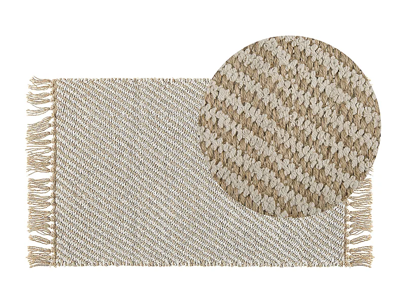 Tapis ALADAG Beige 50 x 80 cm Jute