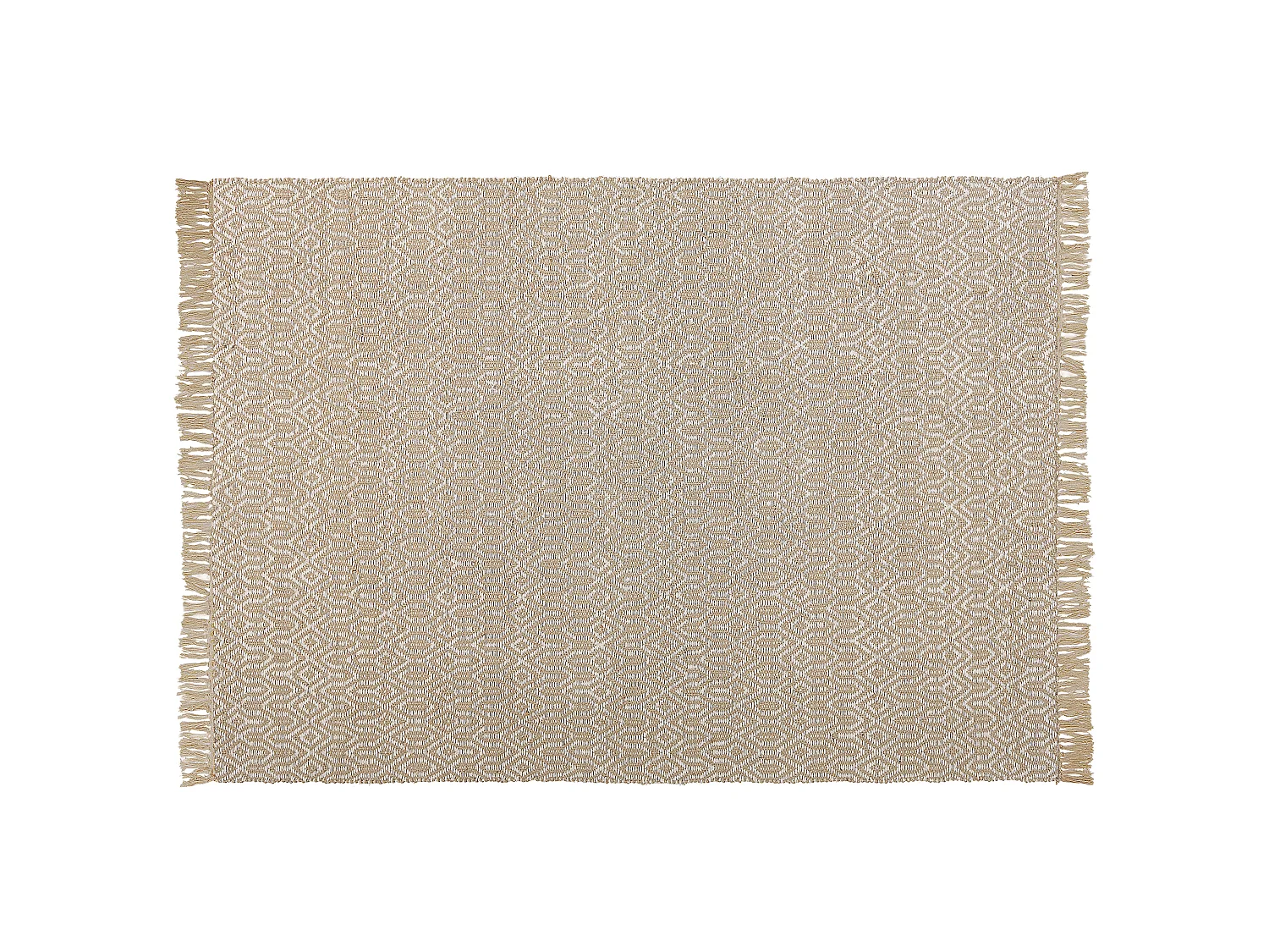Teppich POZANTI 140 x 200 cm Jute Beige