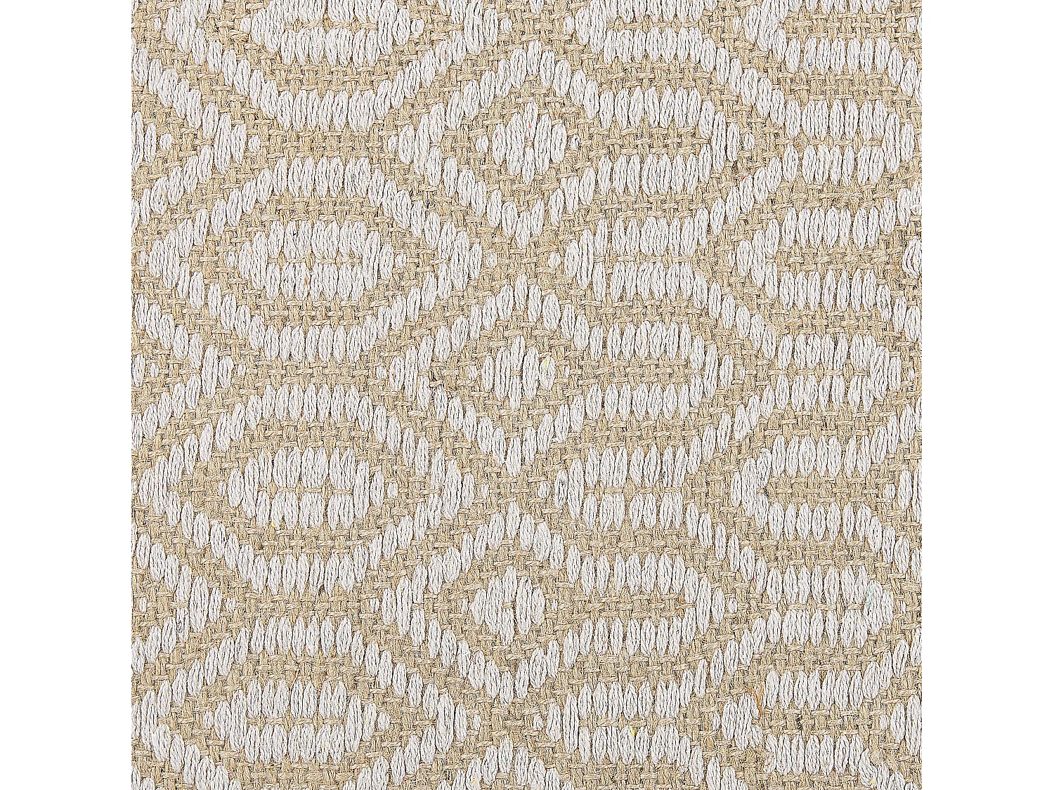 Teppich POZANTI 140 x 200 cm Jute Beige