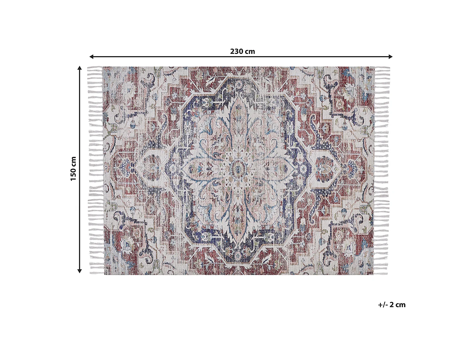 Tapis Multicolore 150 x 230 cm KELKIT