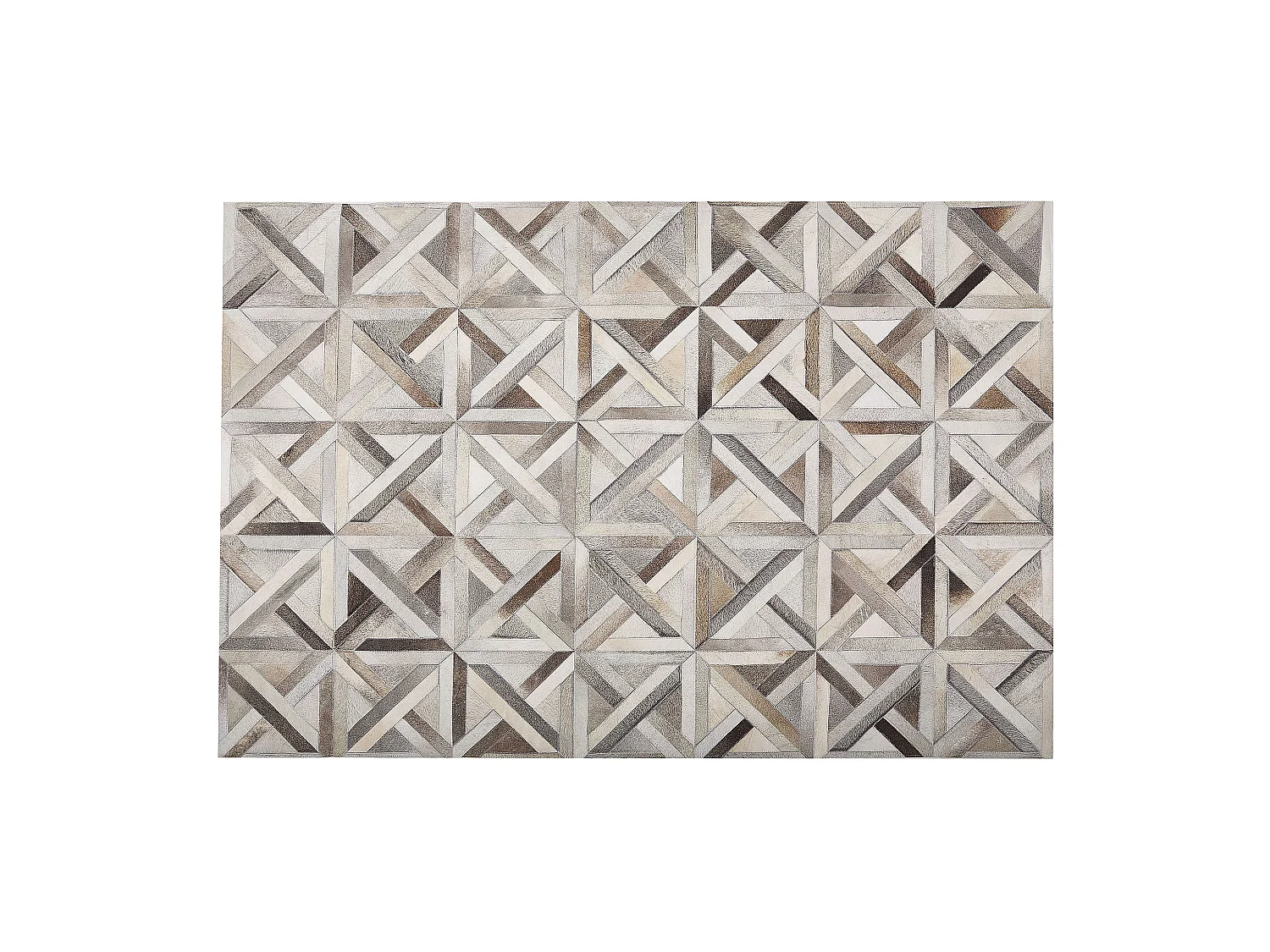 Tapis TAYTAN Beige 140 x 200 cm Cuir