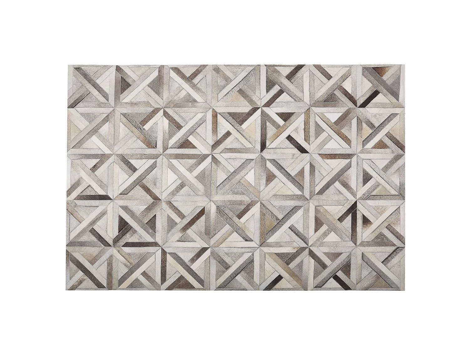 Tapis TAYTAN Beige 140 x 200 cm Cuir