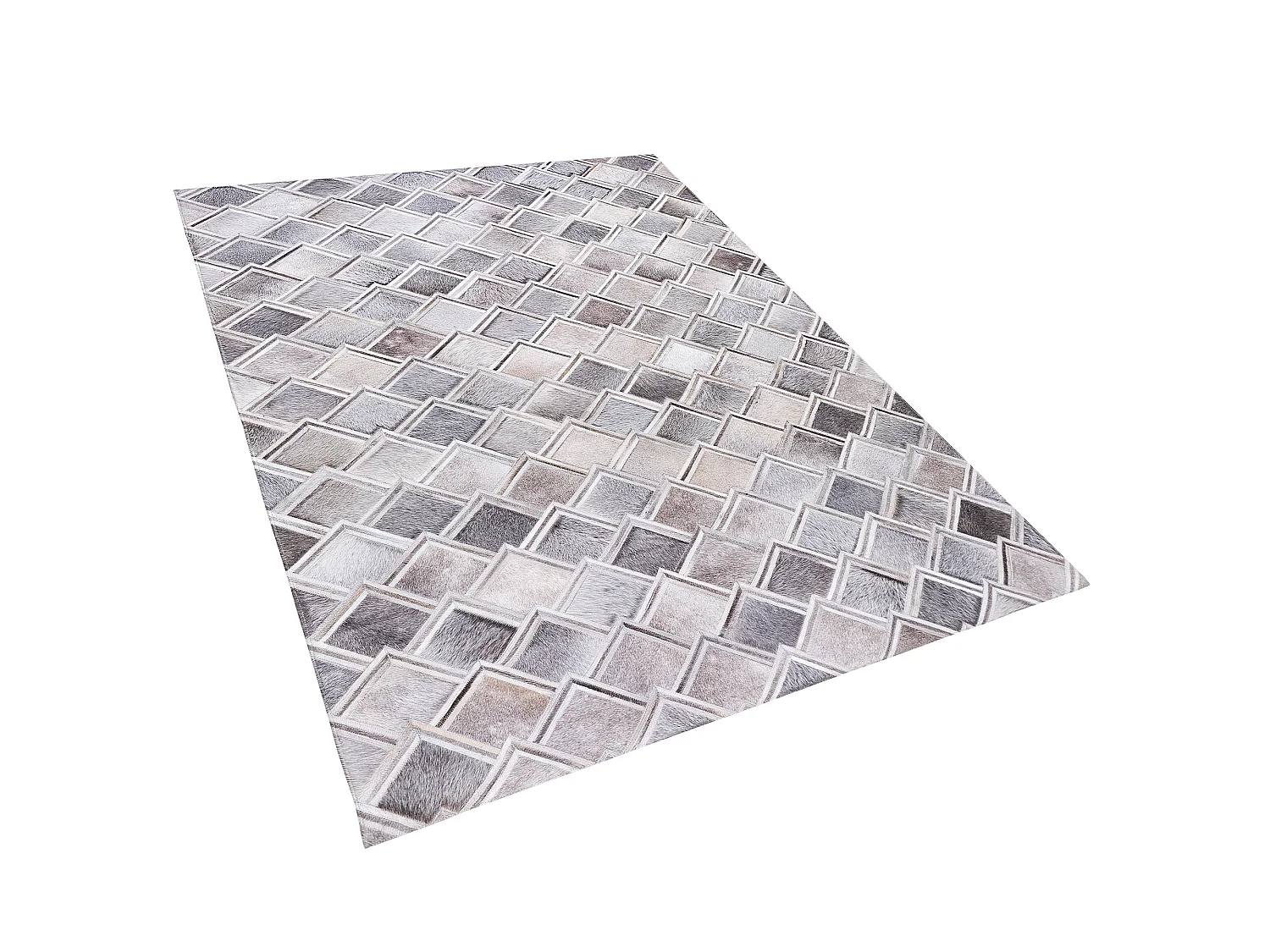 Tapete AGACLI 160 x 230 cm Pele Cinzento