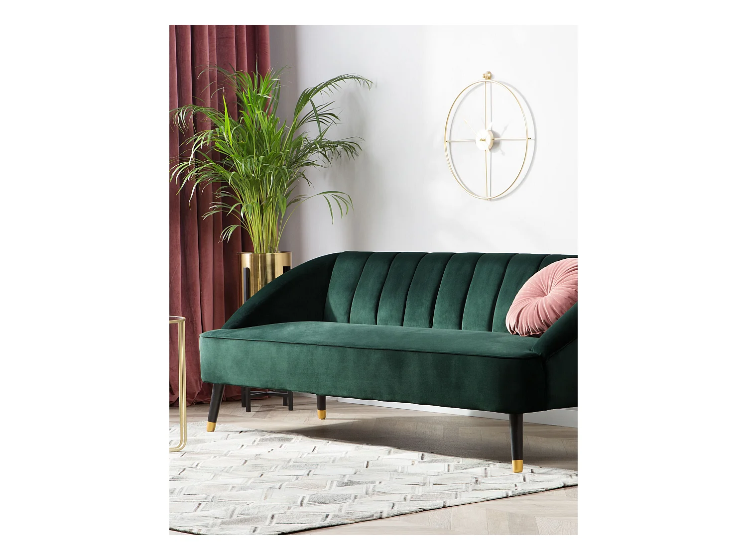 Tapis AGACLI Gris 160 x 230 cm Cuir