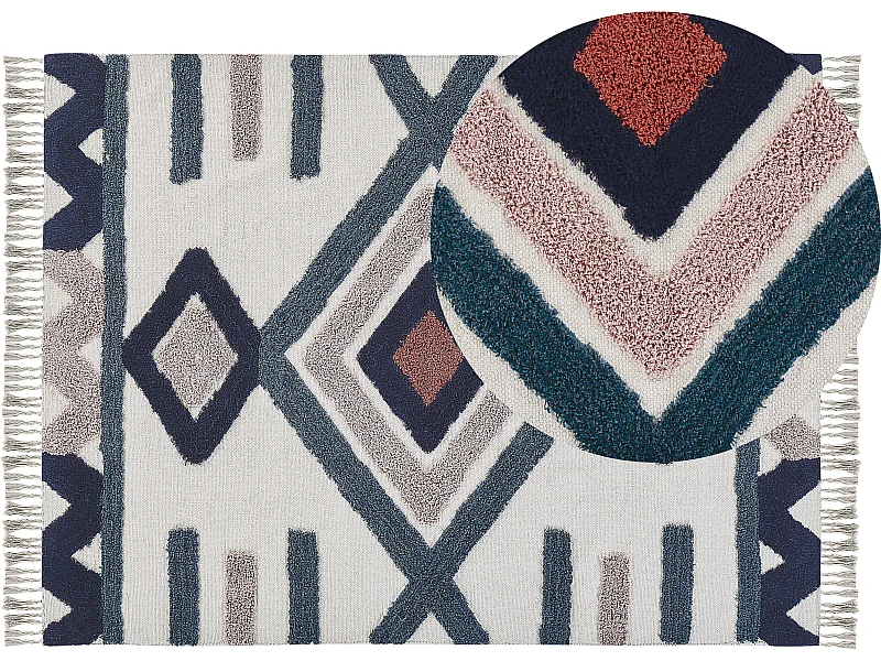Tapis KOZLU Multicolore 140 x 200 cm Coton