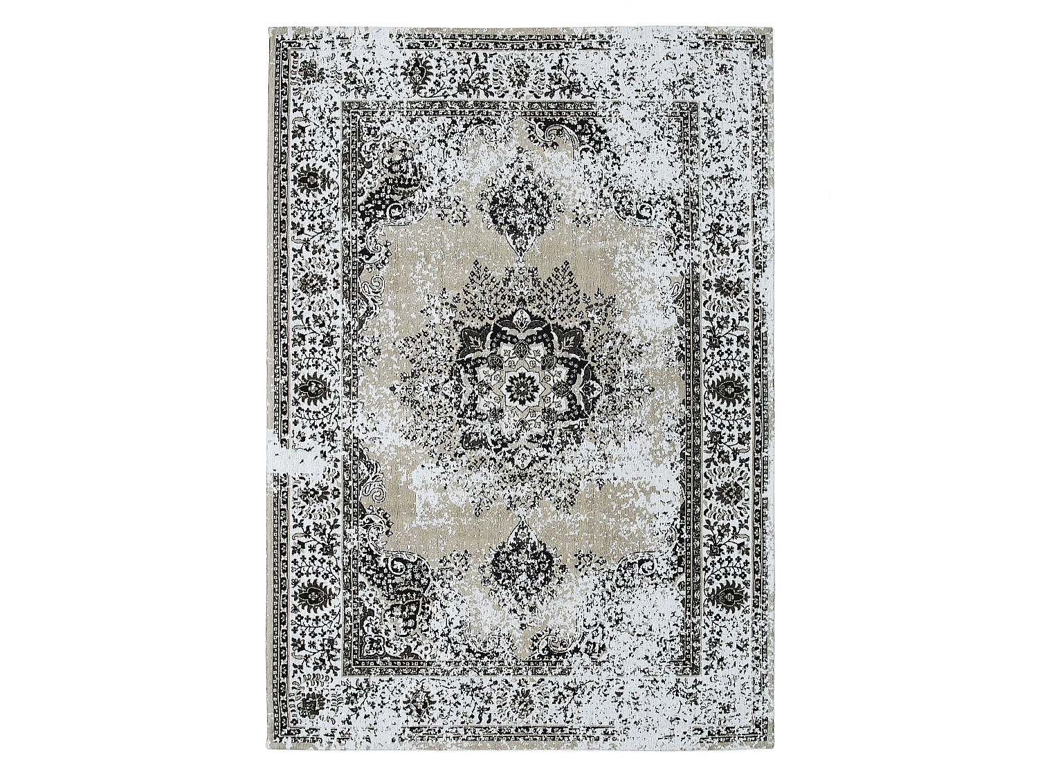 Tapis beige et gris 140 x 200 cm ALMUS