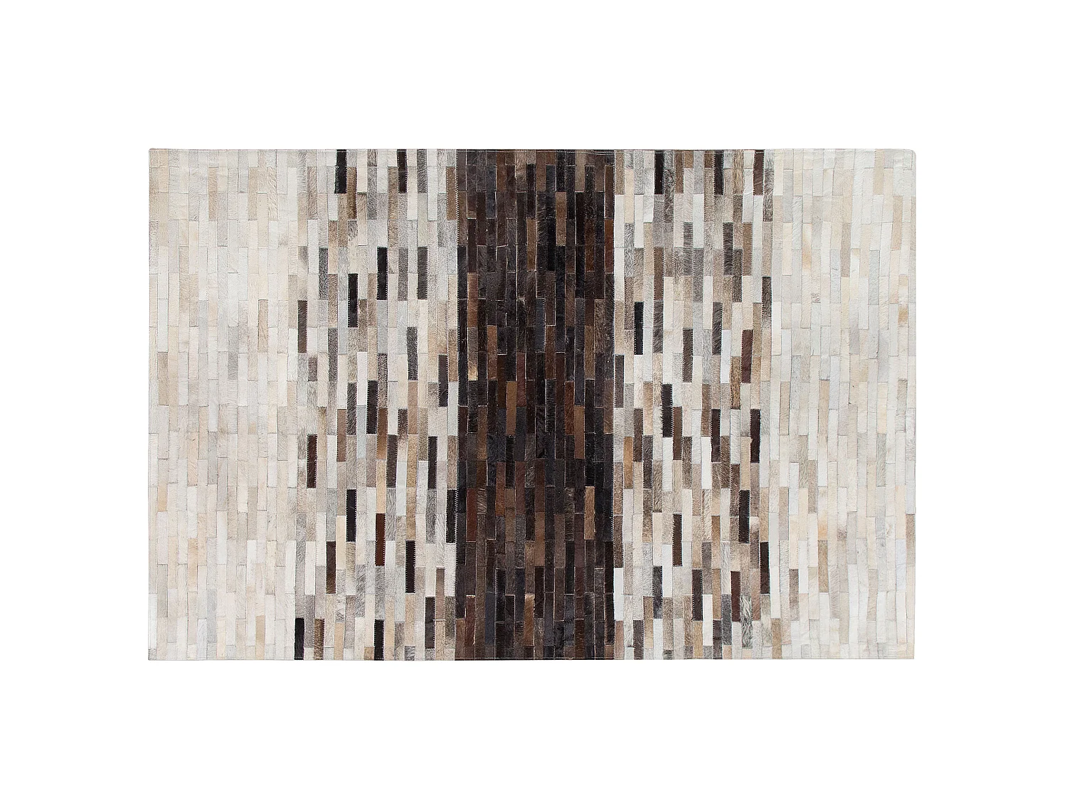 Vloerkleed leer bruin 140 x 200 cm SINNELI