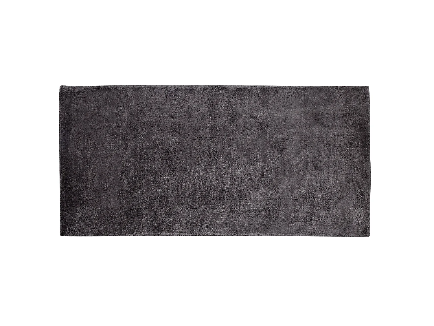 Tapis GESI II Gris foncé 80 x 150 cm Soie artificielle