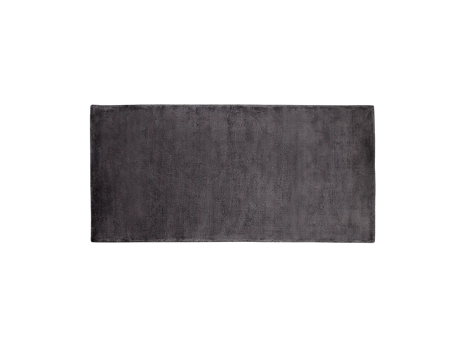 Tapis en viscose gris foncé 80 x 150 cm GESI II