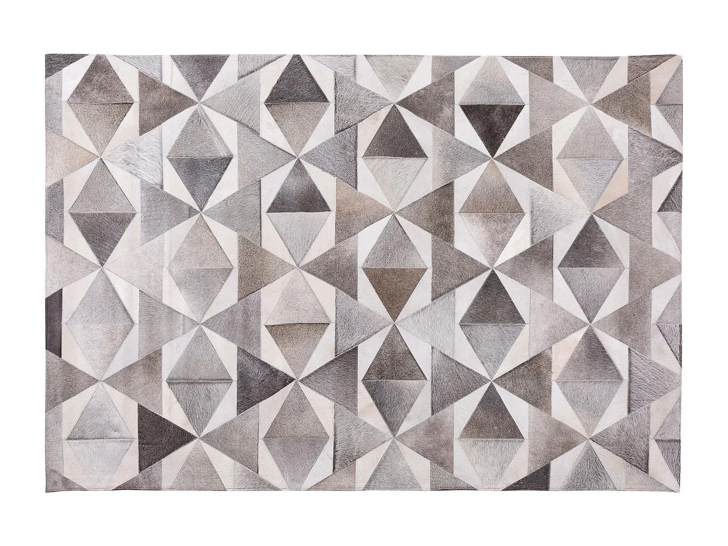 Alfombra ALAKA 140 x 200 cm Piel Gris