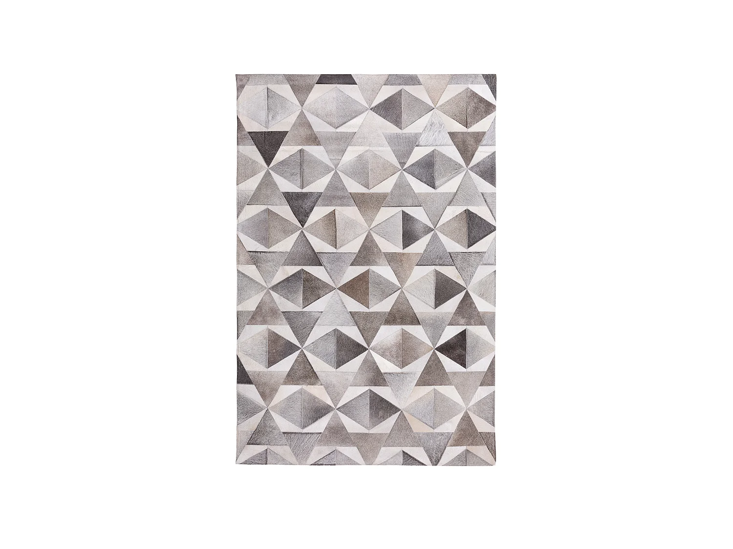 Tapis ALAKA Gris 140 x 200 cm Cuir