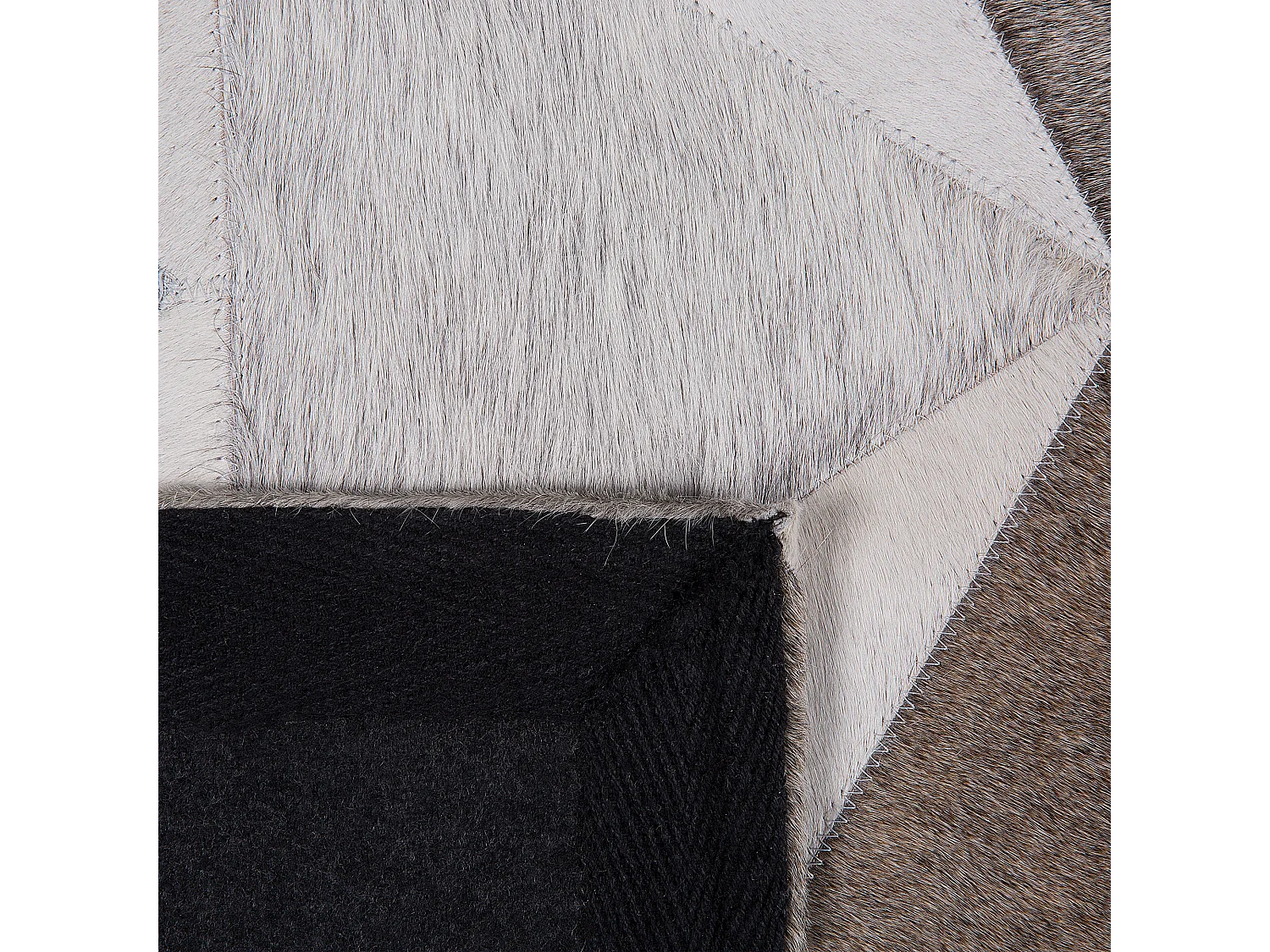 Tapete ALAKA 140 x 200 cm Pele Cinzento