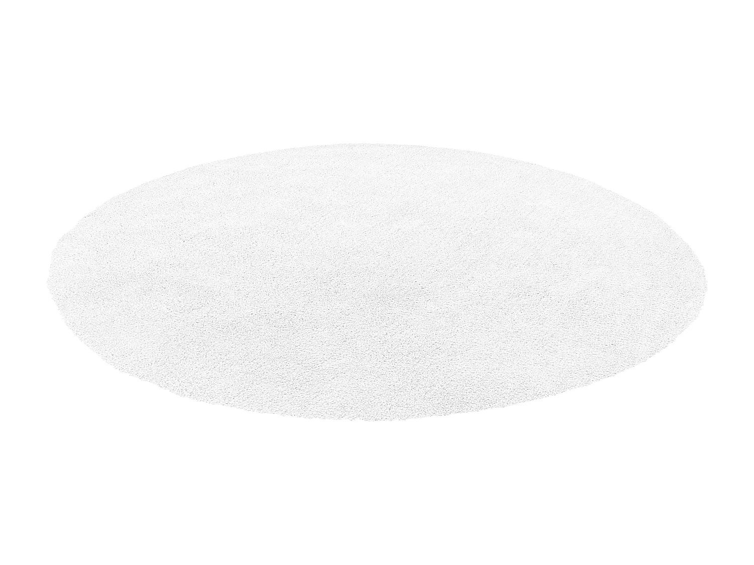 Tapis à poils longs DEMRE Blanc ø 140 cm