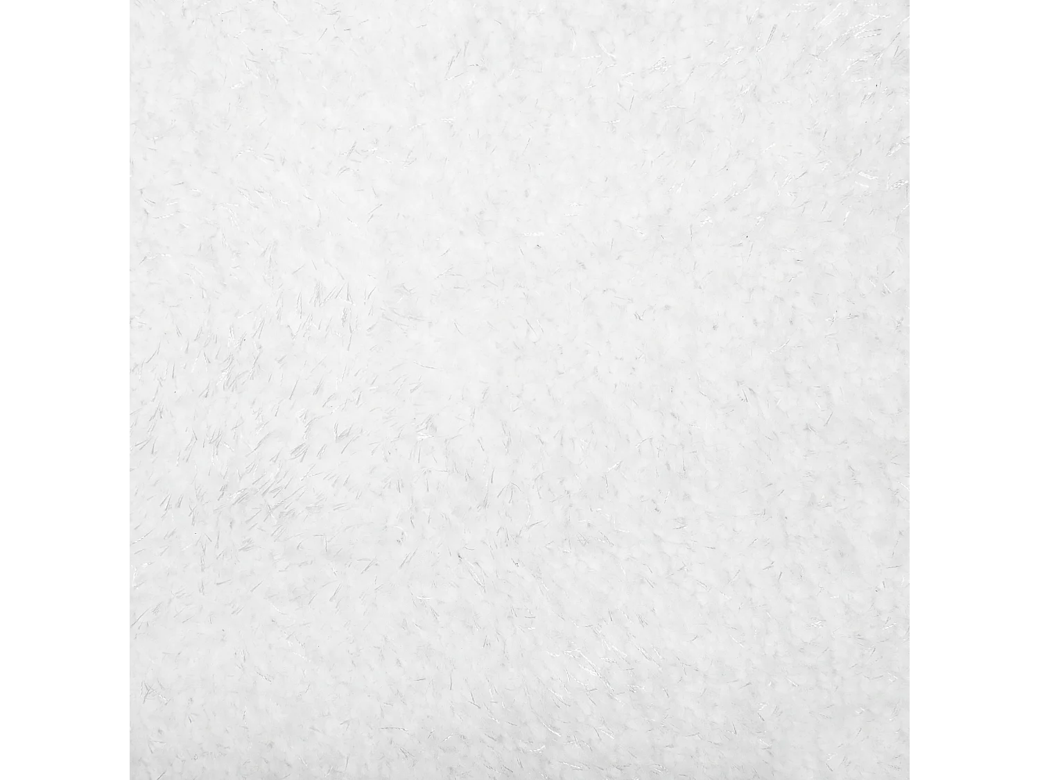 Vloerkleed polyester wit ⌀ 140 cm DEMRE