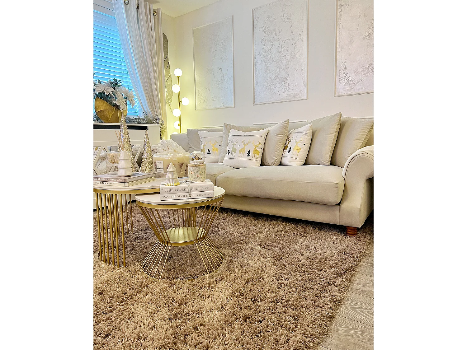 Tapis beige 200 x 300 cm CIDE