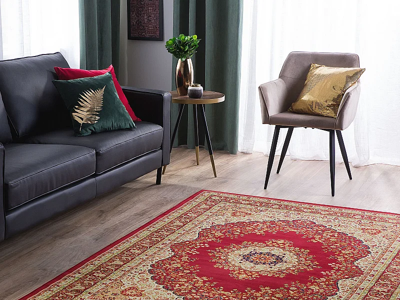 Tapis rouge 160 x 230 cm KARAMAN