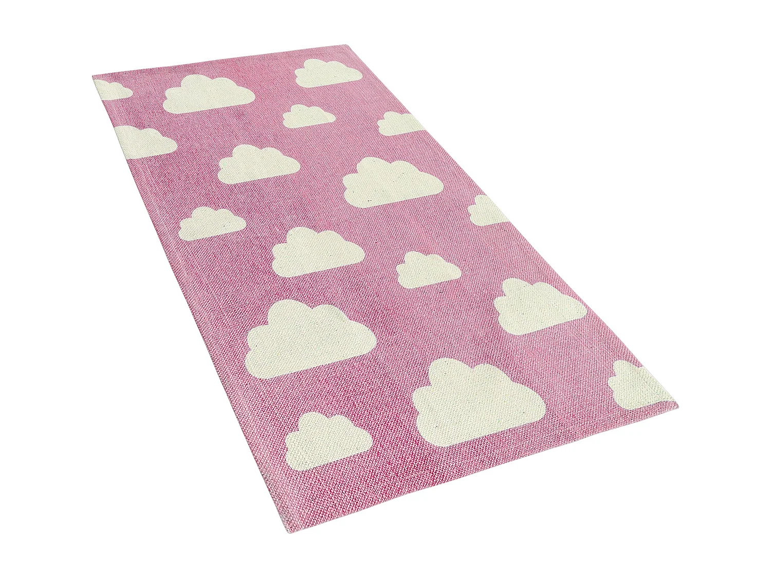 Tapis enfant GWALIJAR Rose 60 x 90 cm Coton