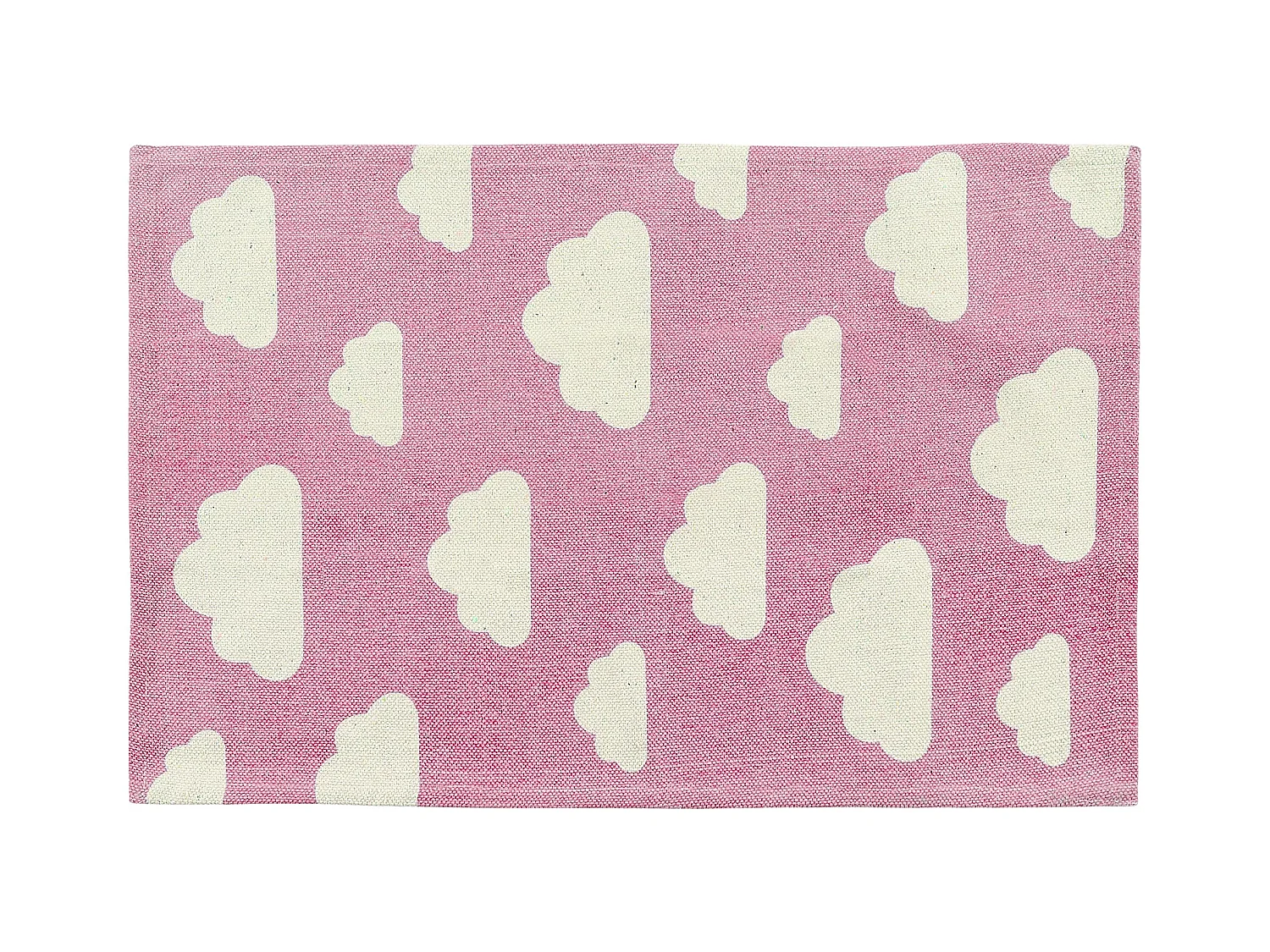 Vloerkleed katoen roze 60 x 90 cm GWALIJAR