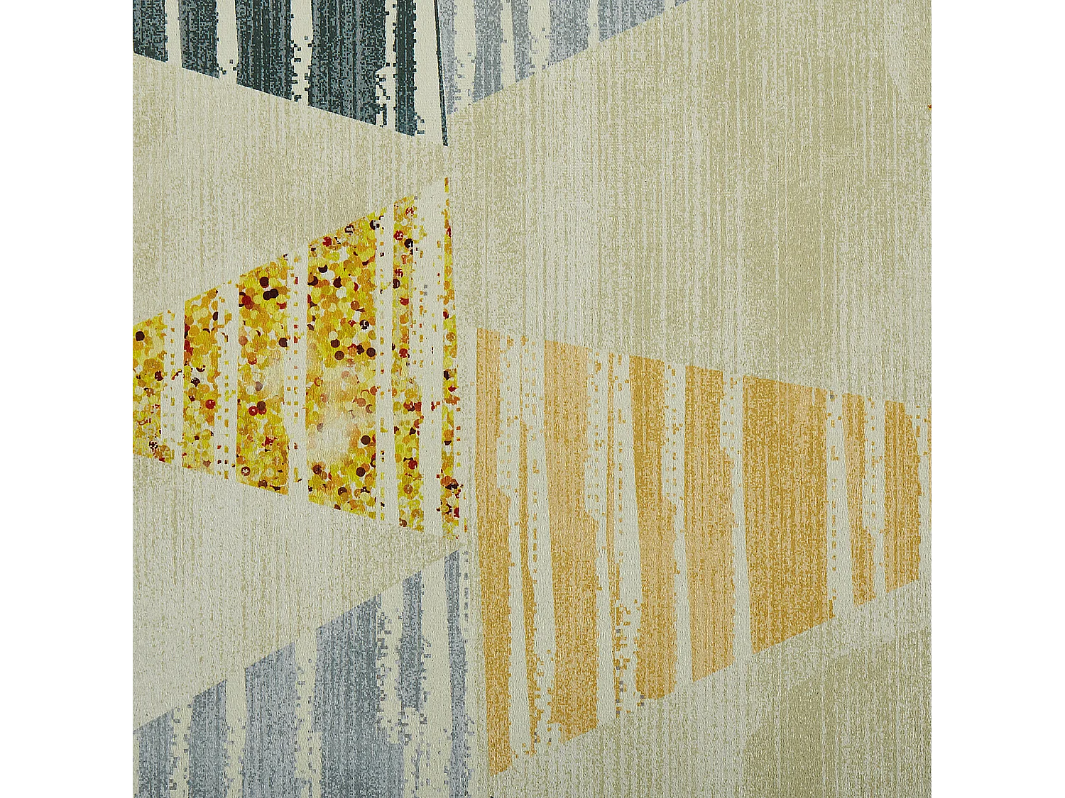 Tappeto a motivi triangolo 140 x 200 cm multicolore YAYLA