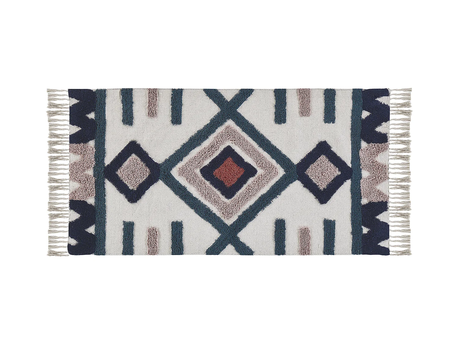 Dywan bawełniany 80 x 150 cm wielokolorowy KOZLU