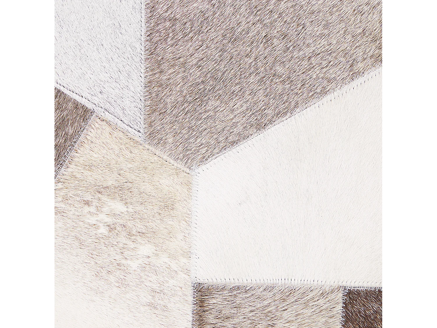 Tapis VARTO Gris 140 x 200 cm Cuir