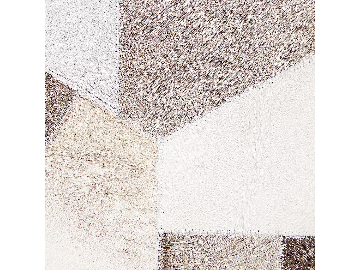 Tapis VARTO 140 x 200 cm Cuir Gris