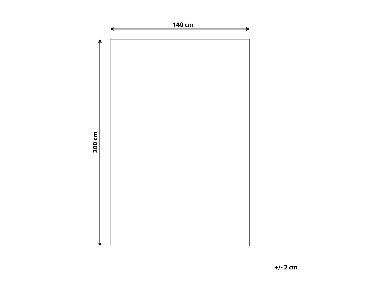 Tapis ARHAVI Rouge 140 x 200 cm