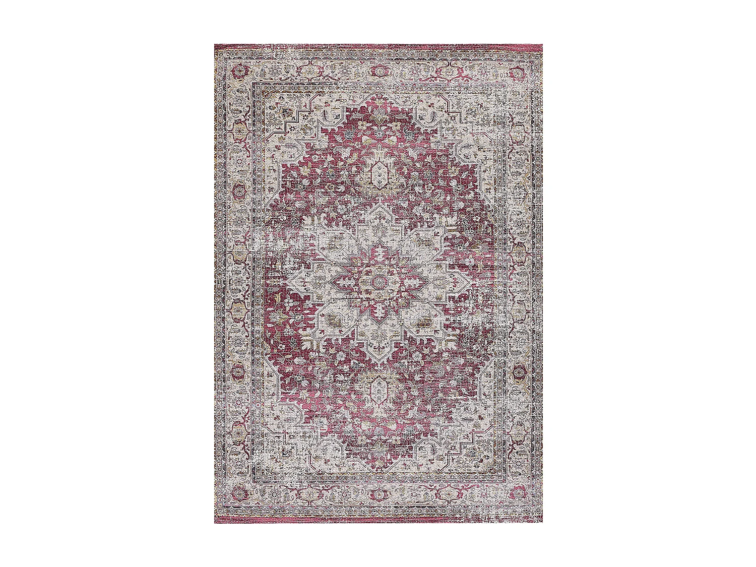 Tapis ARHAVI Rouge 140 x 200 cm