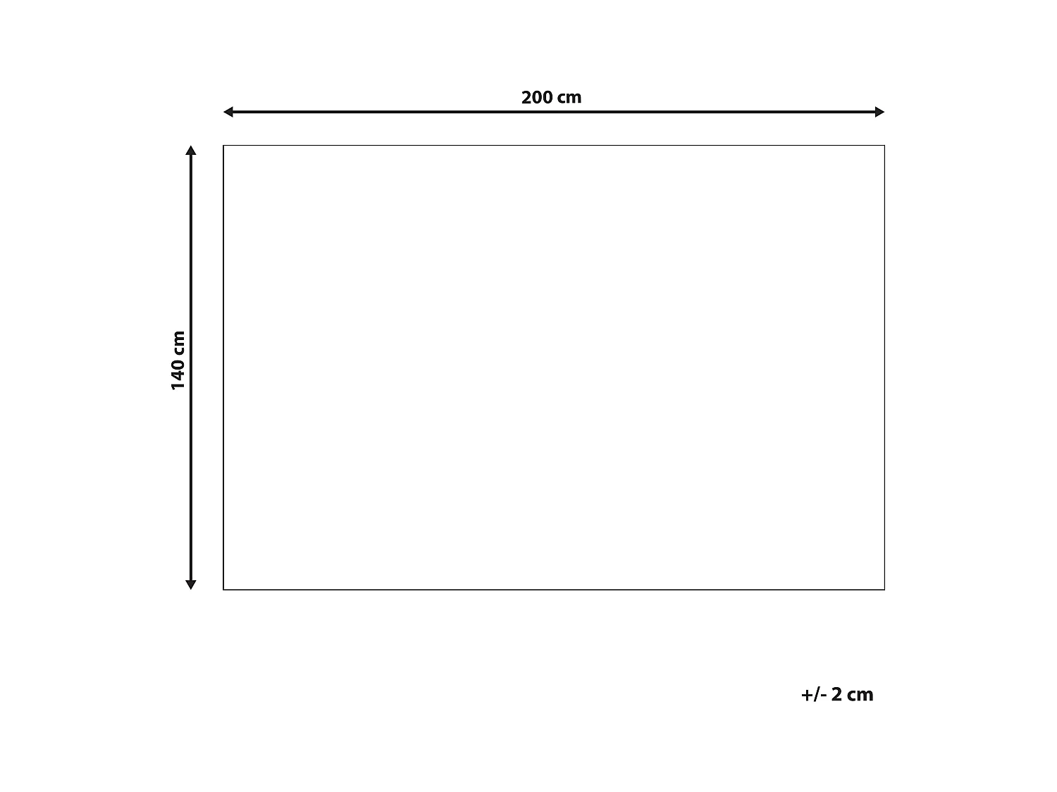 Tapis ALPKOY Blanc 140 x 200 cm Cuir