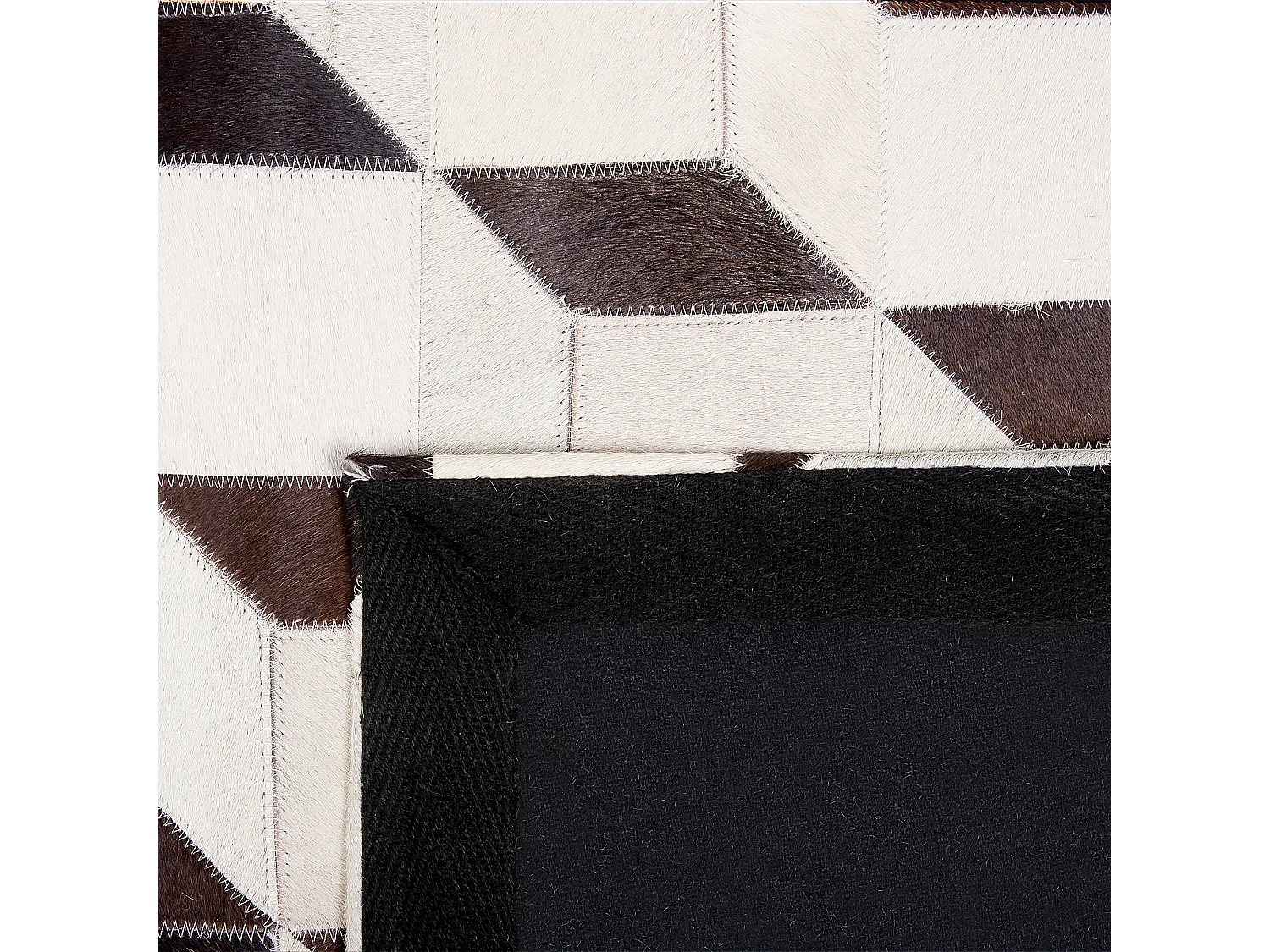 Tapis ALPKOY Blanc 140 x 200 cm Cuir