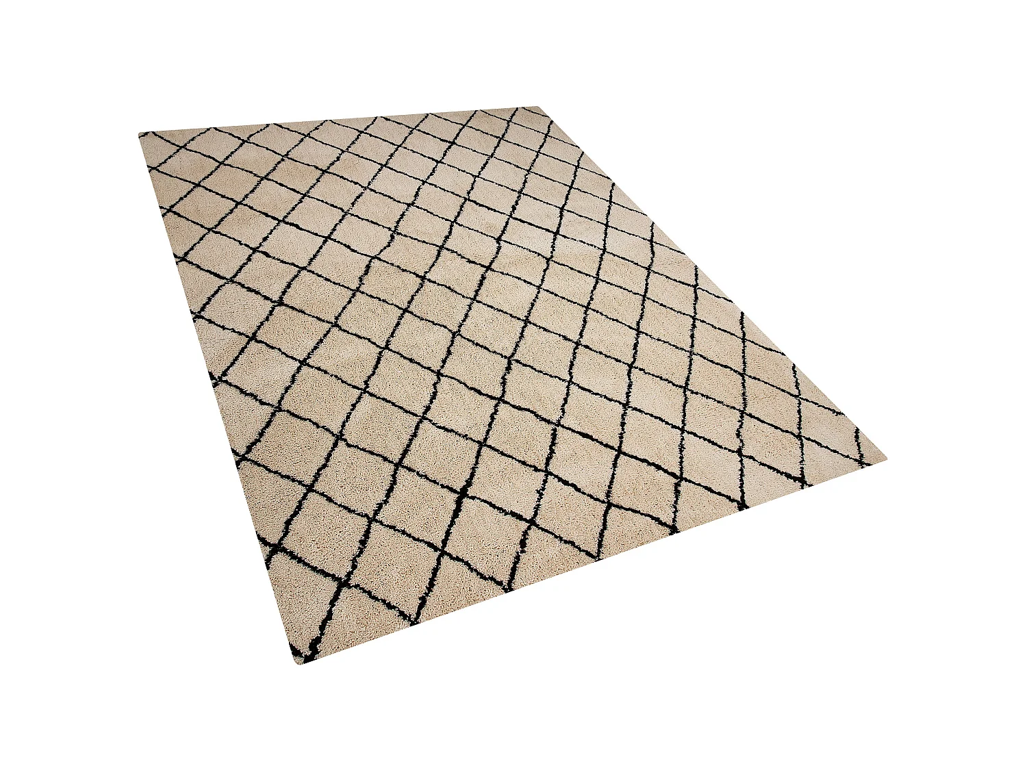 Tapis beige et noir 160 x 230 cm MIDYAT