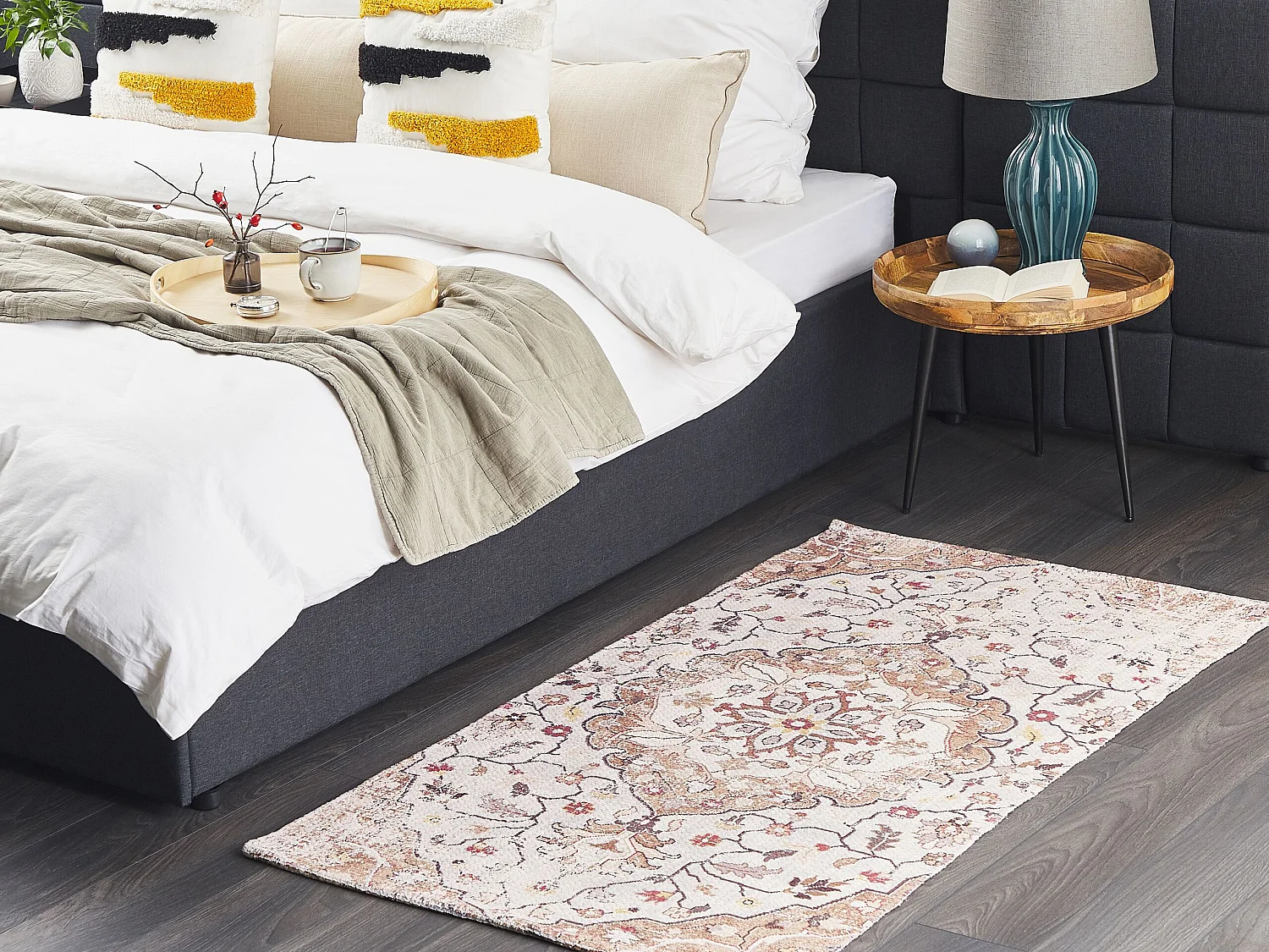 Alfombra beige/marrón 80 x 150 cm KATTAKKADA