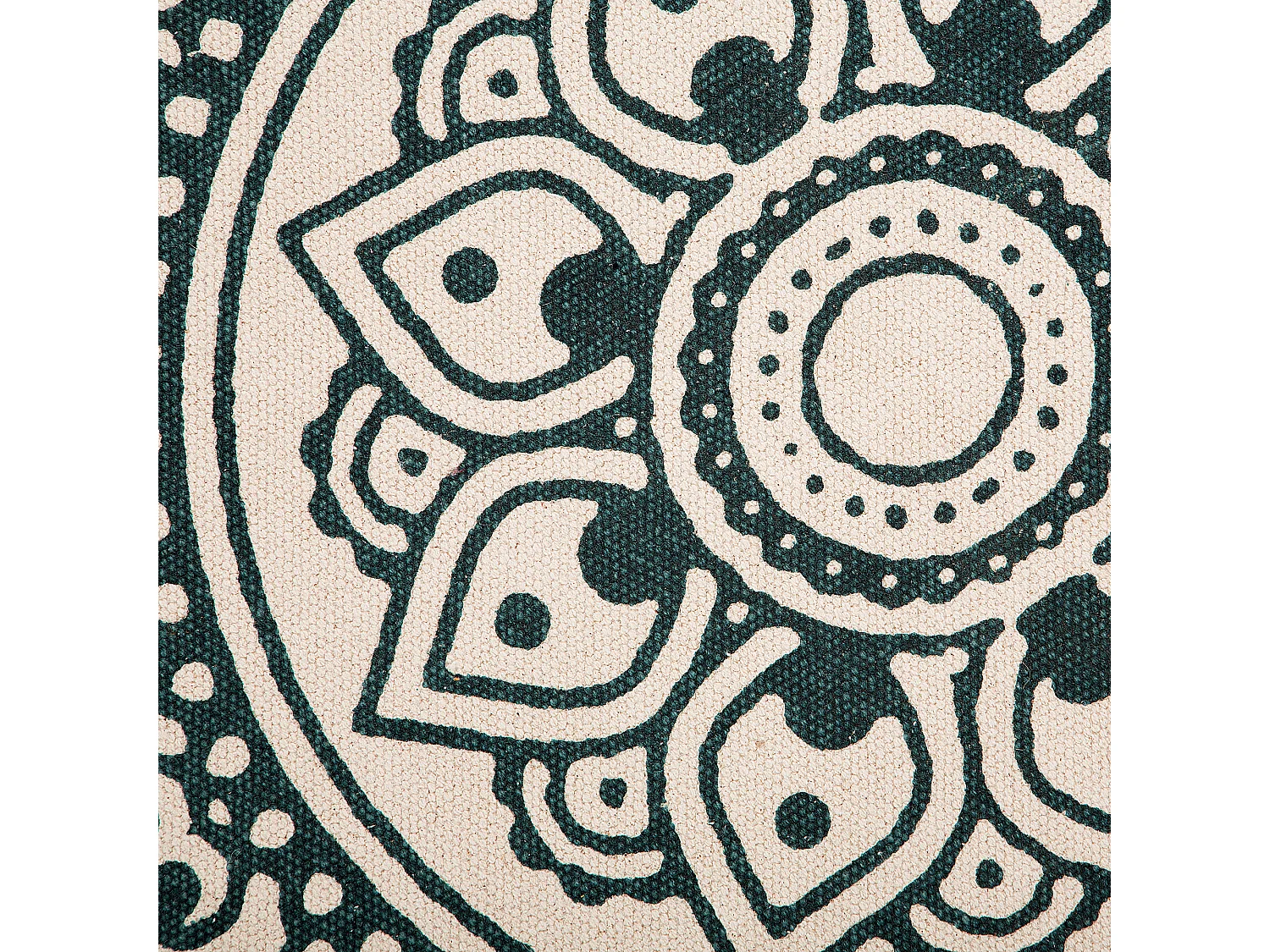 Rug IRICE Green ø 120 cm Cotton