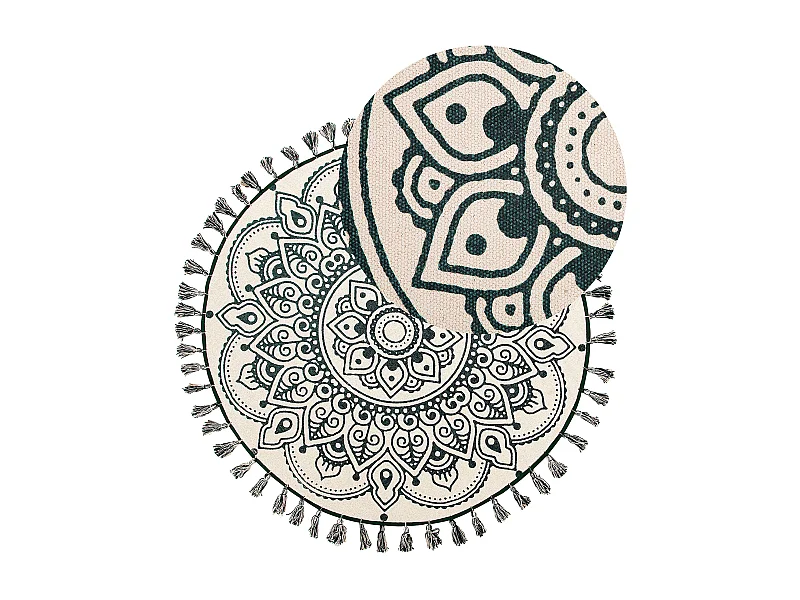 Tapis IRICE Vert ø 120 cm Coton