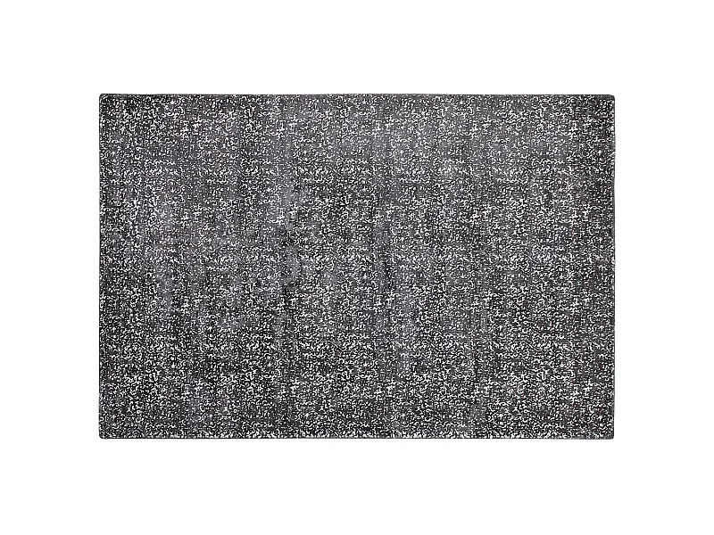 Tapete em viscose cinzenta escura e prateada 160 x 230 cm ESEL