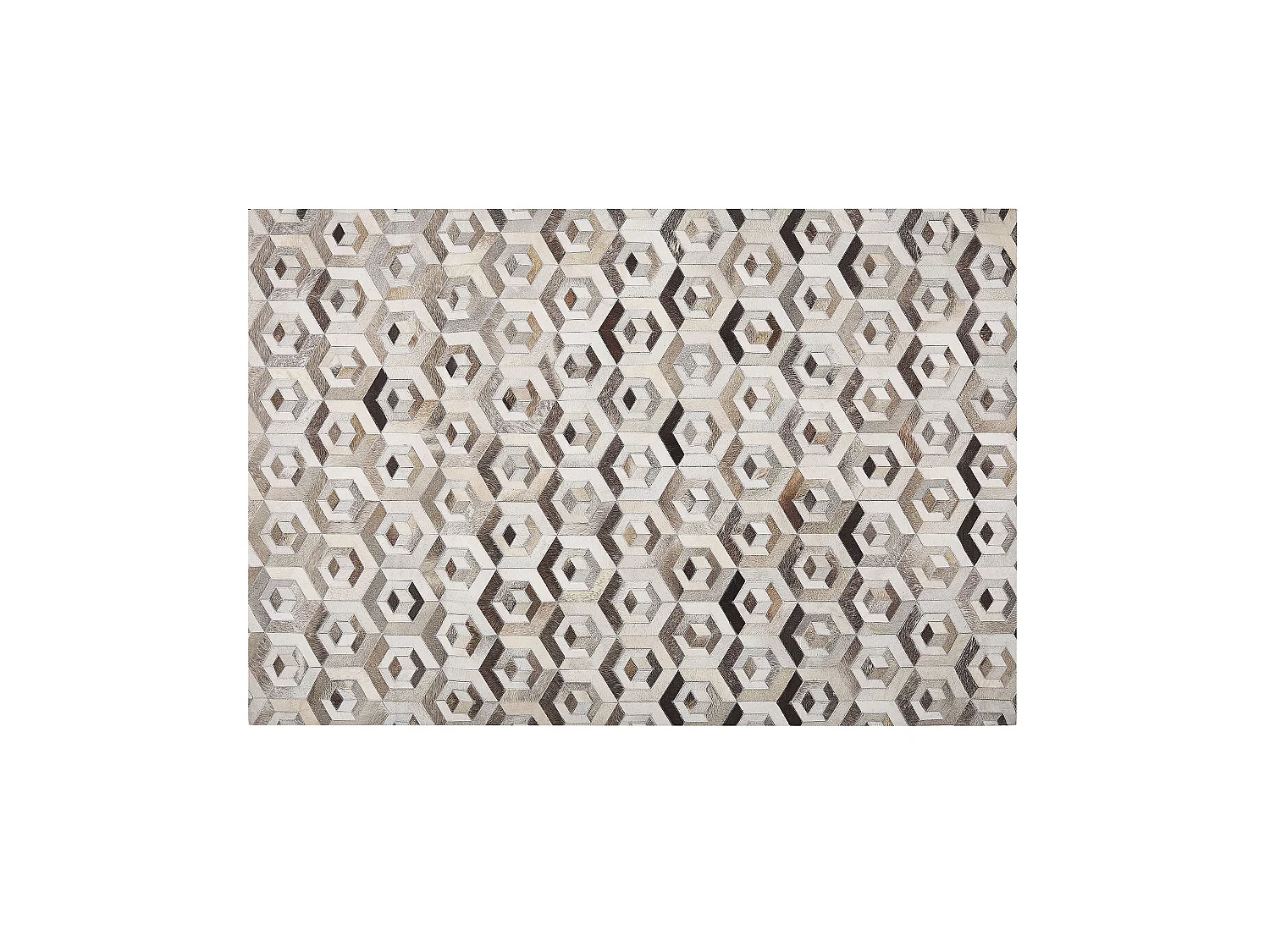 Tapis TAVAK 160 x 230 cm Cuir Beige