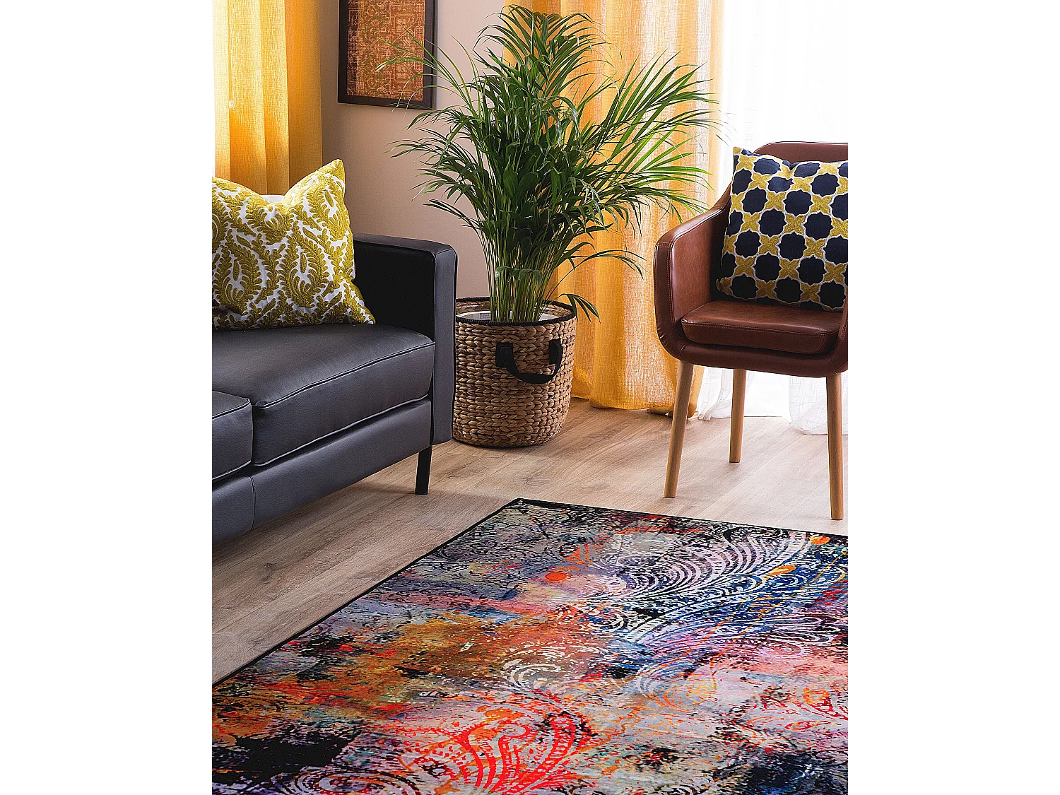 Dywan 160 x 230 cm wielokolorowy MARDIN